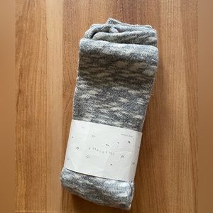 ANTHROPOLOGIE MARLED FOOTLESS GRAY TIGHTS New M/L